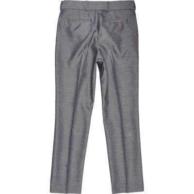 Boys grey suit trousers